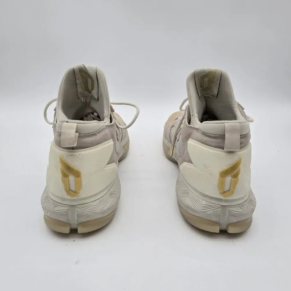 Adidas Damian D Lillard Mens 15 Gold 2 BHM Black History Jesse Owens AQ7959